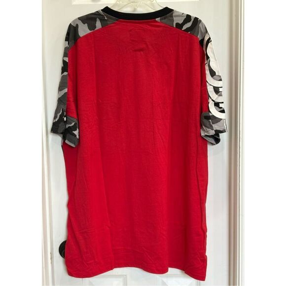 ECKO UNLIMITED - M Sz 2XL - NWT Short Sleeve Tee in ECKO Red w/Black & Grey Camo - Picture 13 of 13